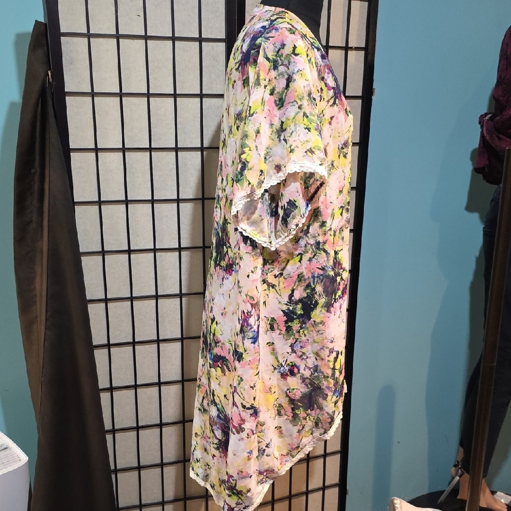 Chic Happens Multicolor Open Cardigan - Picture 5 of 7